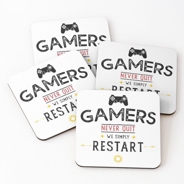 Item preview, Gamers Never Quit We Simply Restart designed and sold by wingstar.