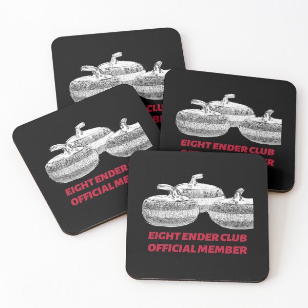 Item preview, Eight Ender Club Curling Rocks-black designed and sold by VJKTees.