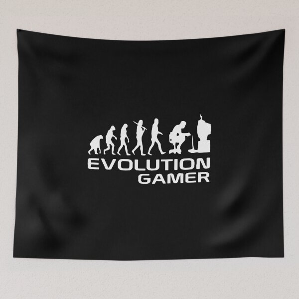 Item preview, Evolution of Gamer Nerd Funny Tech Evolution Love Computer Library Gift Premium Apparel Funny Holiday Xmas designed and sold by DesignByHeartUK.