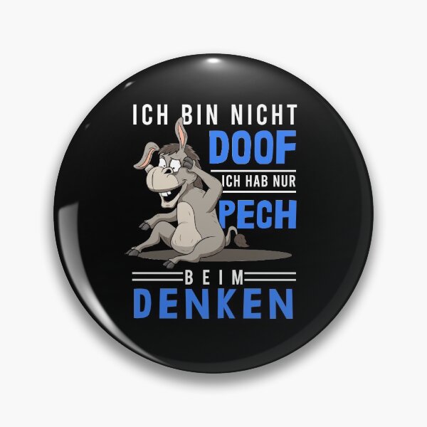 Item preview, Bad luck when thinking, stupidity, stupid, stupid donkey designed and sold by Printed-Memes.
