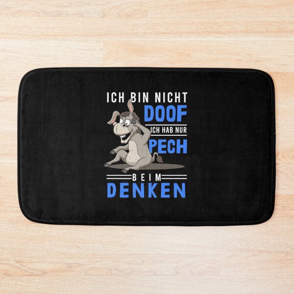 Item preview, Bad luck when thinking, stupidity, stupid, stupid donkey designed and sold by Printed-Memes.