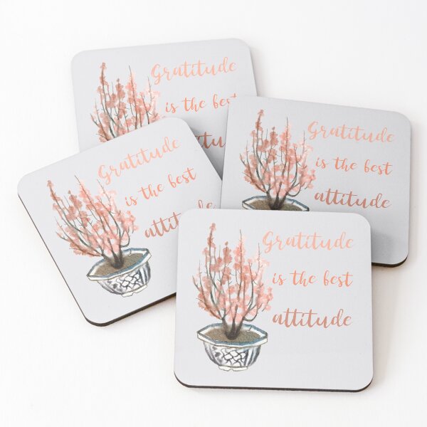 Item preview, Gratitude Is The Best Attitude. Watercolor Flower Arrangements for Thanksgiving designed and sold by Rebel-Design.