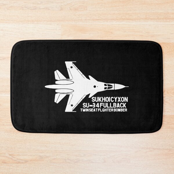 Item preview, Combat Plane Fighter Jet SU 34 Fullblack Worldwar bomber love to fly plane mustang Art Apparel Essential Motivation Inspiration Joy Mood  Funny Halloween designed and sold by DesignByHeartUK.