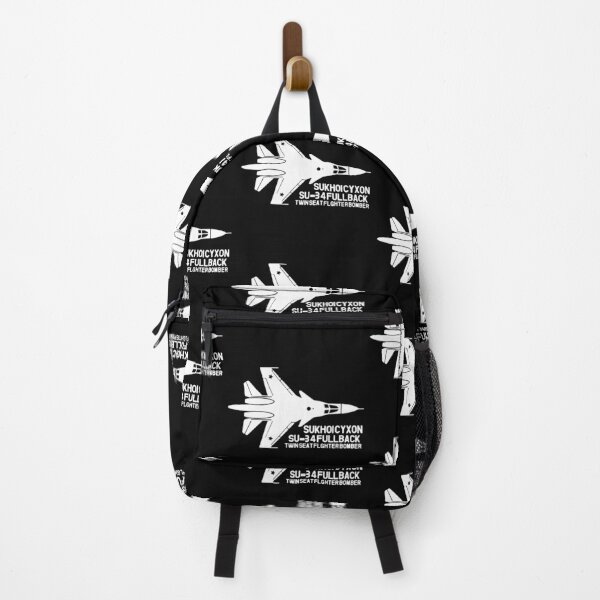 Item preview, Combat Plane Fighter Jet SU 34 Fullblack Worldwar bomber love to fly plane mustang Art Apparel Essential Motivation Inspiration Joy Mood  Funny Halloween designed and sold by DesignByHeartUK.