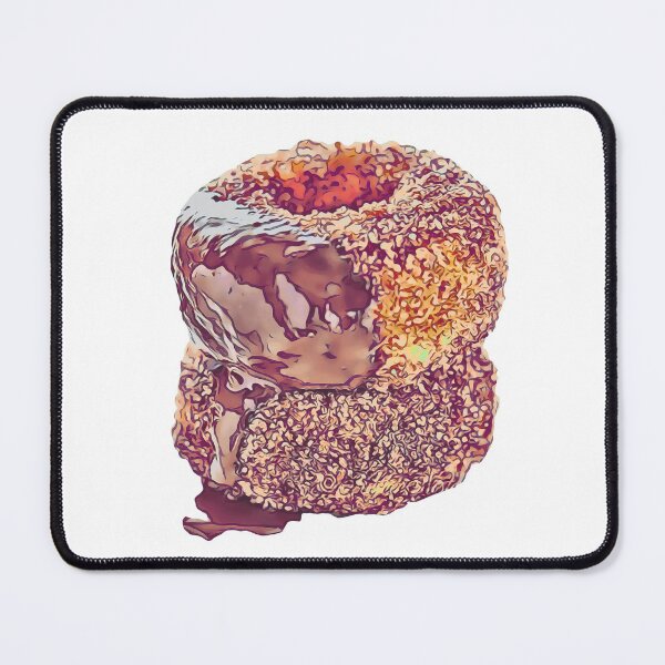 Item preview, Hazelnut and Chocolate Drizzle Doughnut Design designed and sold by Dough-Nutty.