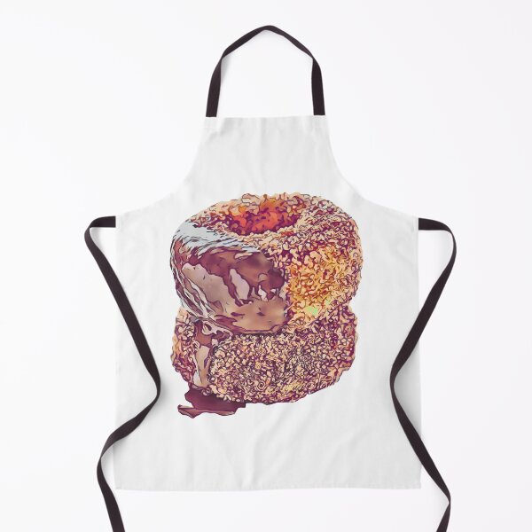Item preview, Hazelnut and Chocolate Drizzle Doughnut Design designed and sold by Dough-Nutty.