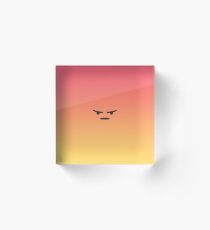 Angry React Acrylic Block