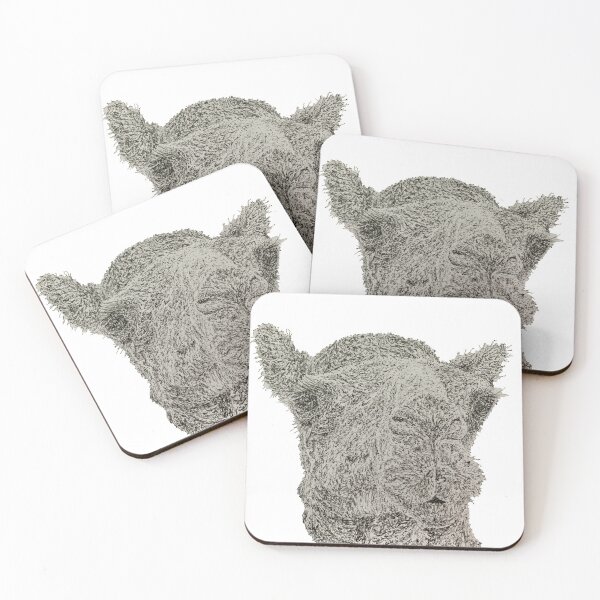 Item preview, Dotwork Camel Art Print designed and sold by DrawWithSacha.