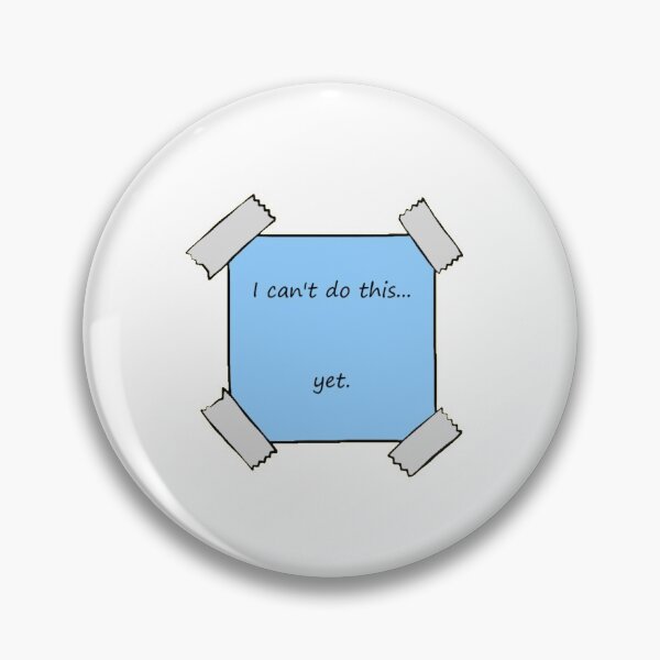 Item preview, I can't do this...yet. - sticky note  designed and sold by violetsareblue8.