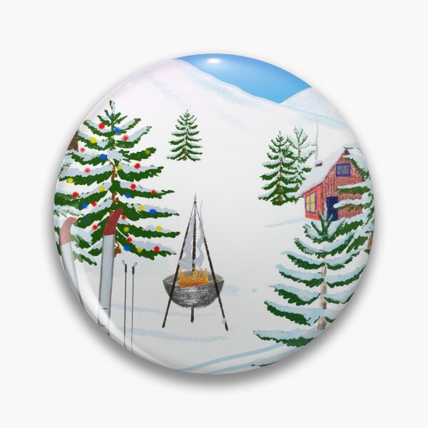 Item preview, Christmas at the Cabin designed and sold by AnnaHaalandArt.