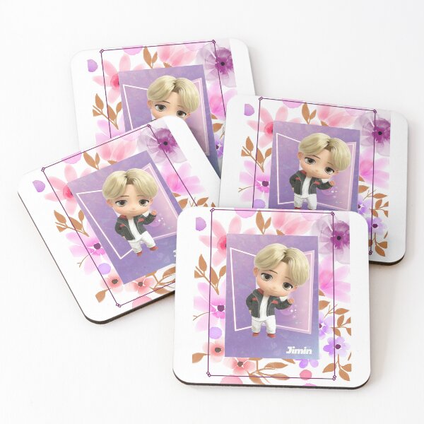 Item preview, BTS, Jimin floral designed and sold by aasiriartstudio.