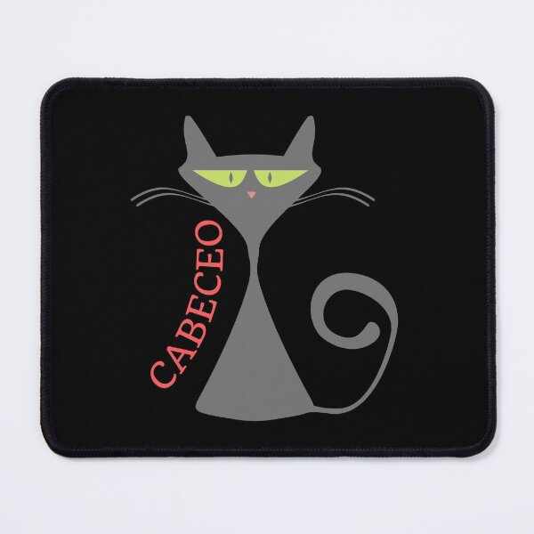 Tango Codigos Cabeceo Cat Pop Art for Milongas Mouse Pad
