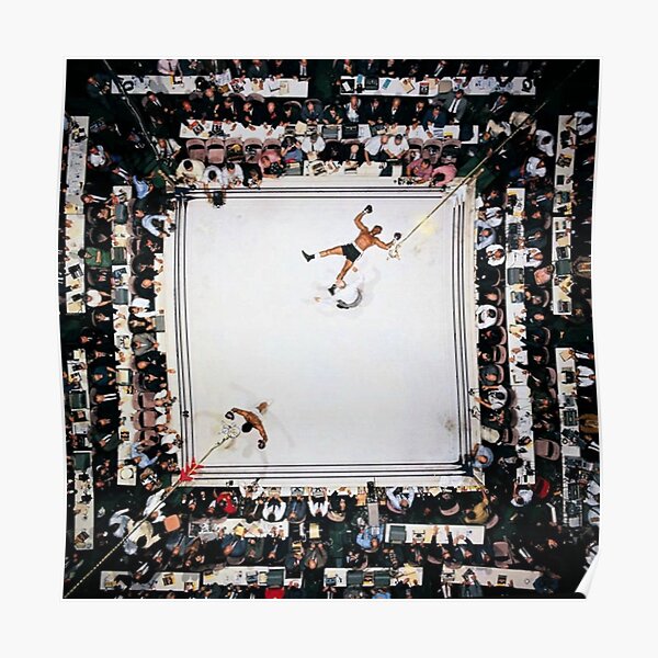 Muhammad  Ali vs. Williams Houston Texas Circa 1966 Poster
