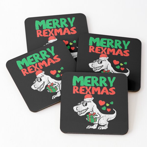 Item preview, Kids Merry Rexmas Santa Trex Dino Toddler Boys Christmas PJs designed and sold by MikkiVEvans.