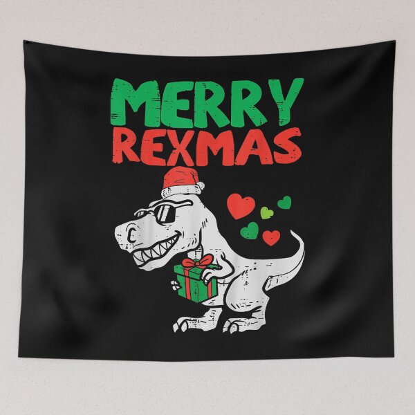 Artikelvorschau, Kinder Merry Rexmas Santa Trex Dino Kleinkind Jungen Weihnachtspyjama entworfen und verkauft von MikkiVEvans.