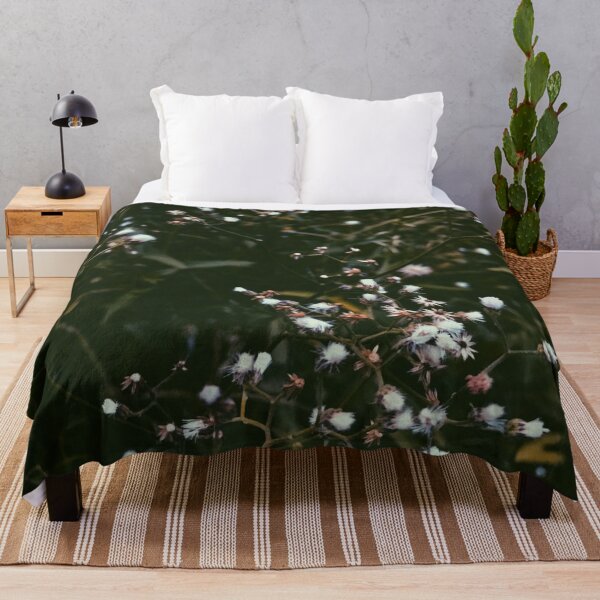 Item preview, Tiny white flowers in night garden-Grass flower designed and sold by jinutt.