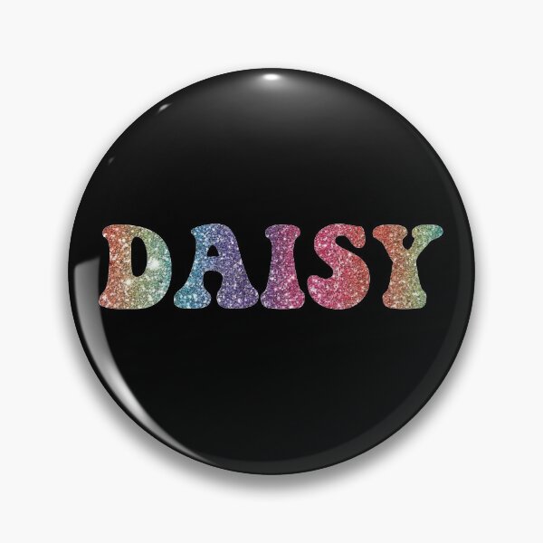 Item preview, Daisy Rainbow Glitter Custom Name designed and sold by craftswithfeee.