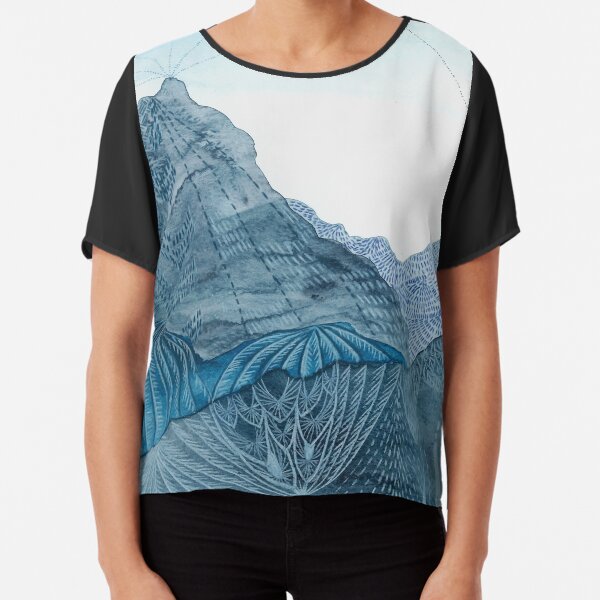 A Painting of a Landscape that Doesn't Exist Chiffon Top