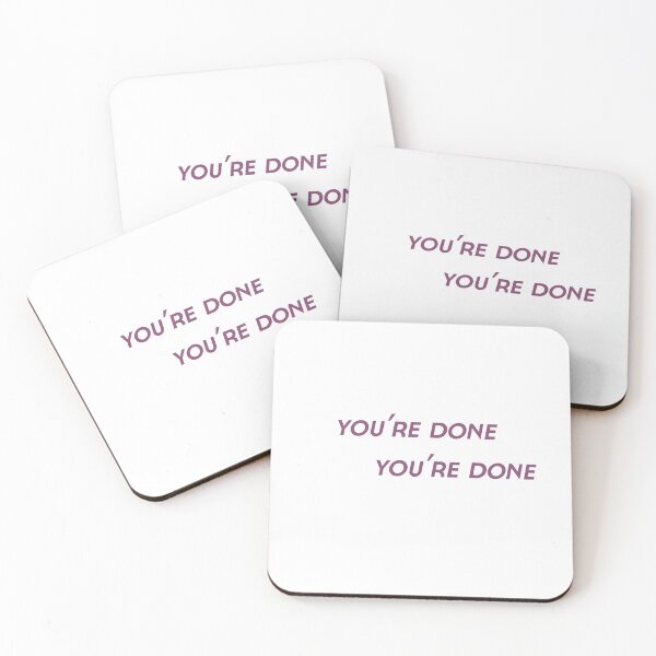Item preview, YOU'RE DONE MEME designed and sold by Eleanorramroka.
