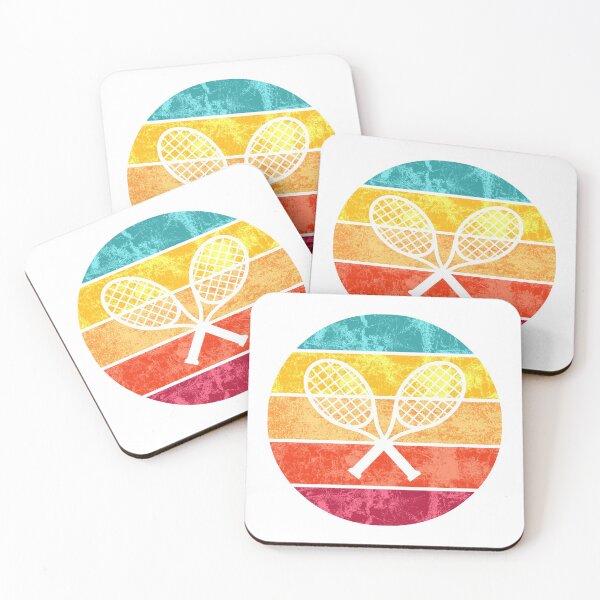 Item preview, Crossed Tennis Rackets 80s Retro Sun Vintage Graphic designed and sold by wingstar.