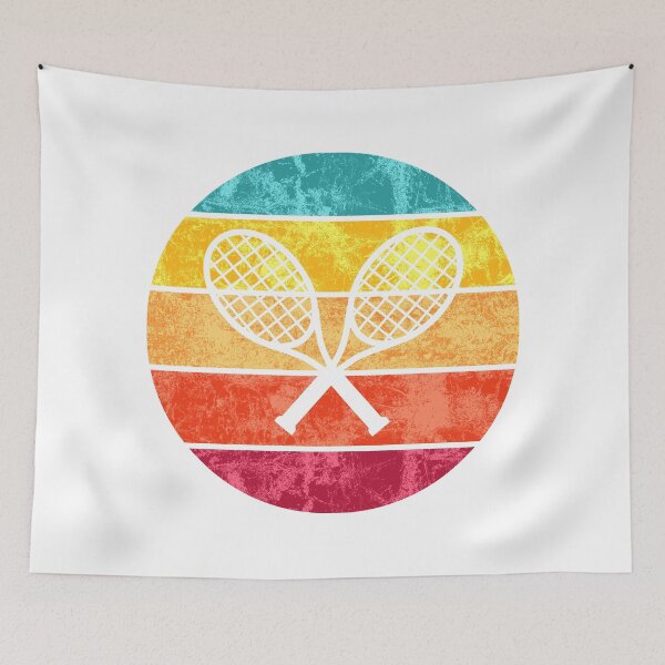 Item preview, Crossed Tennis Rackets 80s Retro Sun Vintage Graphic designed and sold by wingstar.