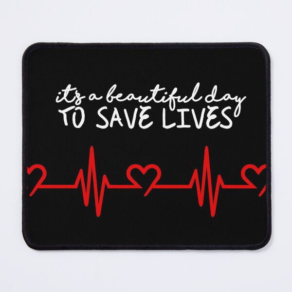 Item preview, beautiful day to save lives white designed and sold by rukhimonster.