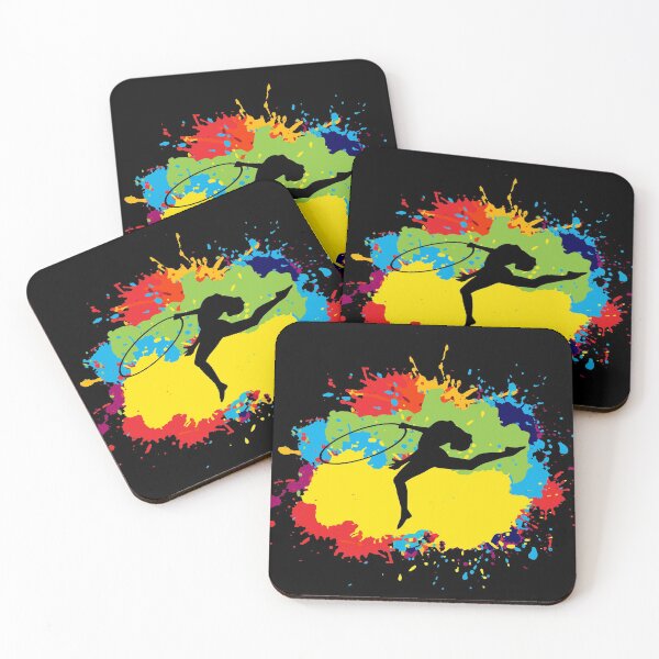 Item preview, Gymnastics Gymnast Backflip Tumbling Acrobatics Watercolor designed and sold by TastefulTees.
