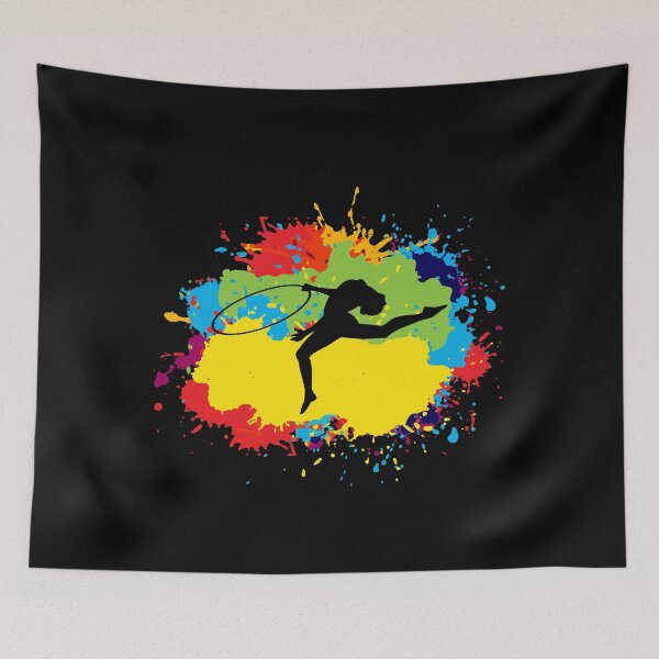 Item preview, Gymnastics Gymnast Backflip Tumbling Acrobatics Watercolor designed and sold by TastefulTees.