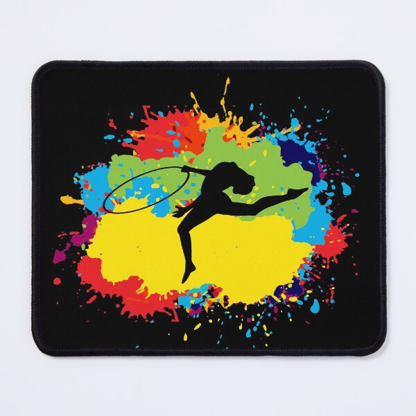 Artikelvorschau, Gymnastik Turnerin Backflip Tumbling Akrobatik Aquarell entworfen und verkauft von TastefulTees.