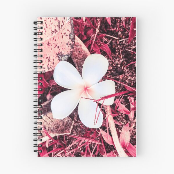Item preview, White Flowerdesign On Red Blackground-Flowers pattern designed and sold by jinutt.