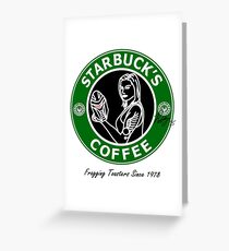 Starbuck's Coffee Greeting Card