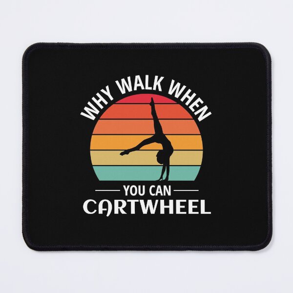 Item preview, Gymnastics Gymnast Backflip Dance Sports Vintage Retro designed and sold by TastefulTees.