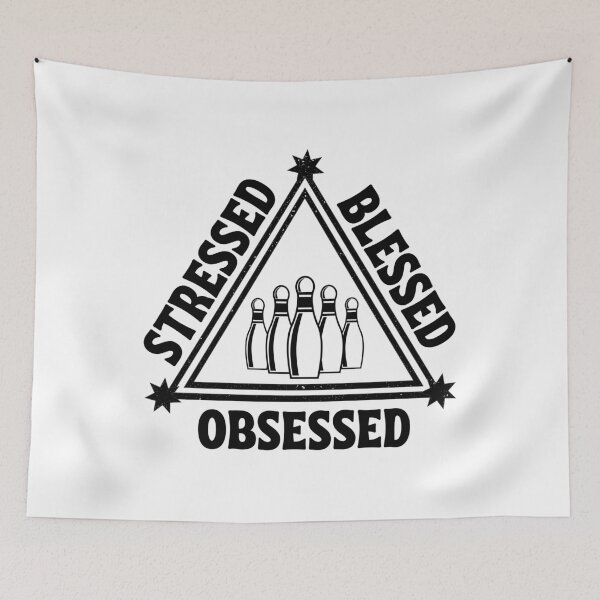 Item preview, Bowling: Stressed. Blessed. Obsessed. designed and sold by TheGreenGoat.