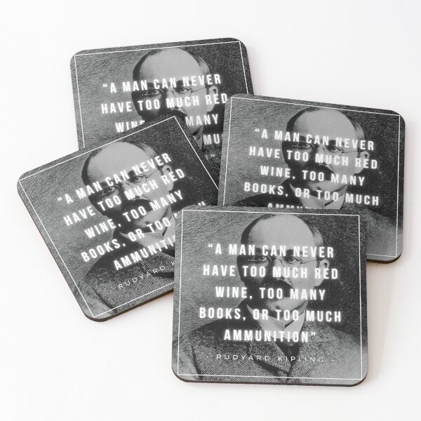Item preview, A man can never have too much | Rudyard Kipling designed and sold by iwaya-bazaar.
