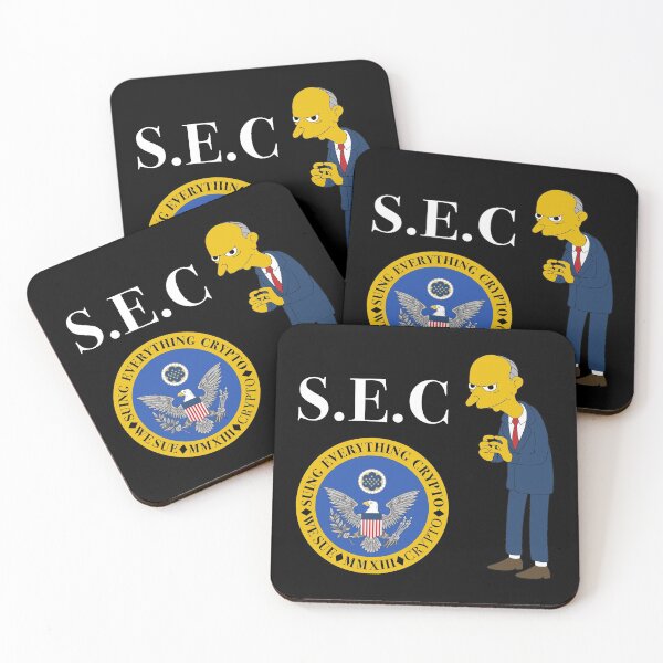 Item preview, SEC Suing Everything Crypto Gary - White Text designed and sold by CryptoStyles00.