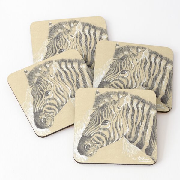 Item preview, Zebra illustration with a Black & White Pen designed and sold by Irini Seresli.