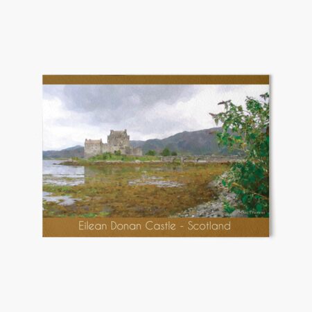 Eilean Donan Castle, Highlands, Scotland Art Board Print
