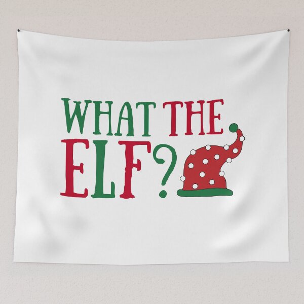 Item preview, What the Elf Funny Trending Christmas Gift Stickers and Shirts designed and sold by BoomDesignsUS.
