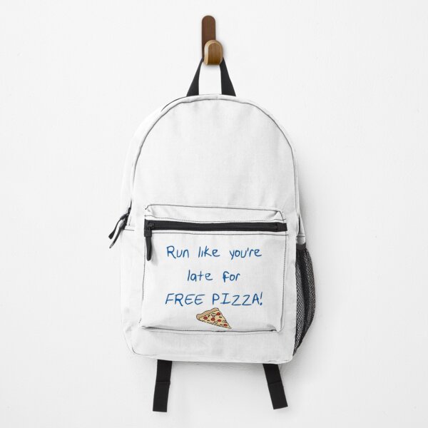 Item preview, Run Like You're Late for Free Pizza designed and sold by rukhimonster.