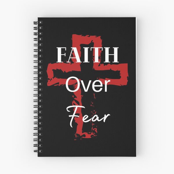 Item preview, Faith Over Fear - Red Cross designed and sold by SilkenDove.