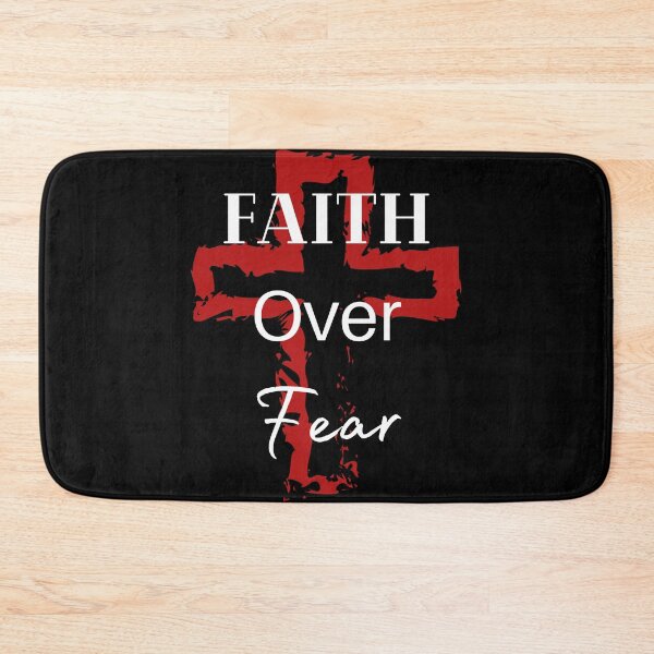 Item preview, Faith Over Fear - Red Cross designed and sold by SilkenDove.