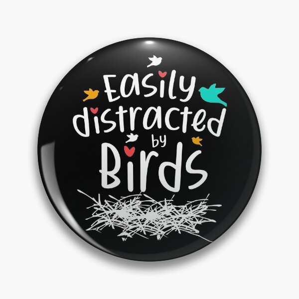 Item preview, Easily Distracted by Birds Retro Vintage Color designed and sold by DESIGNNOUR.