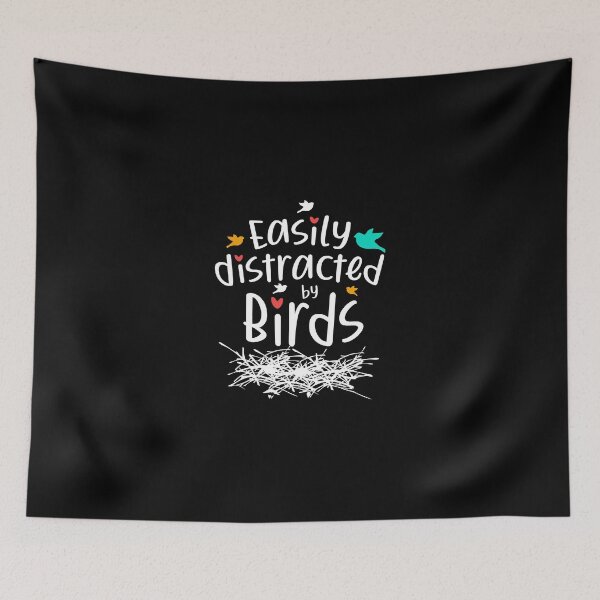 Item preview, Easily Distracted by Birds Retro Vintage Color designed and sold by DESIGNNOUR.