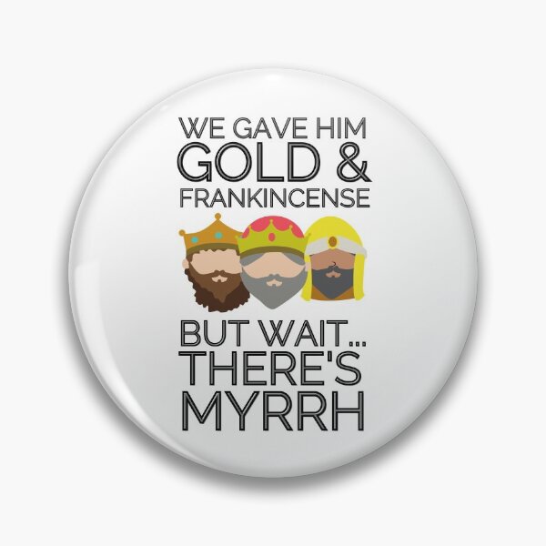 Item preview, Theres Myrrh Funny Wise Men Funny Trending Christmas Gift Stickers and Shirts designed and sold by BoomDesignsUS.