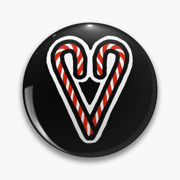 Item preview, Candy Cane Heart for Christmas designed and sold by ellenhenry.