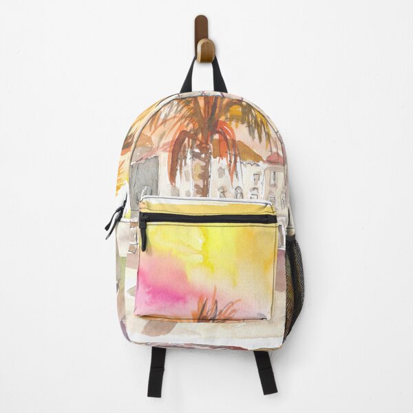 Item preview, Enjoying the Palms in Split Croatia with warm Sunlight designed and sold by artshop77.