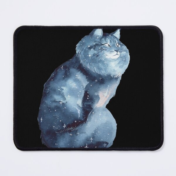 Item preview, Galaxy Siberian Cat designed and sold by Threeleaves.