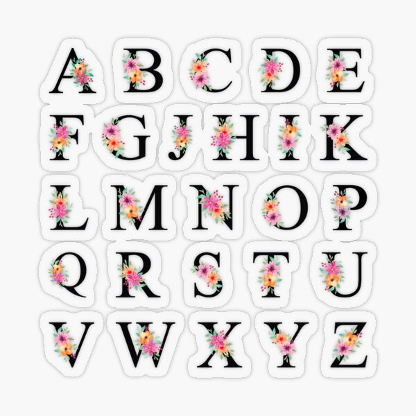 Small Alphabet Stickers – Edison Novelty