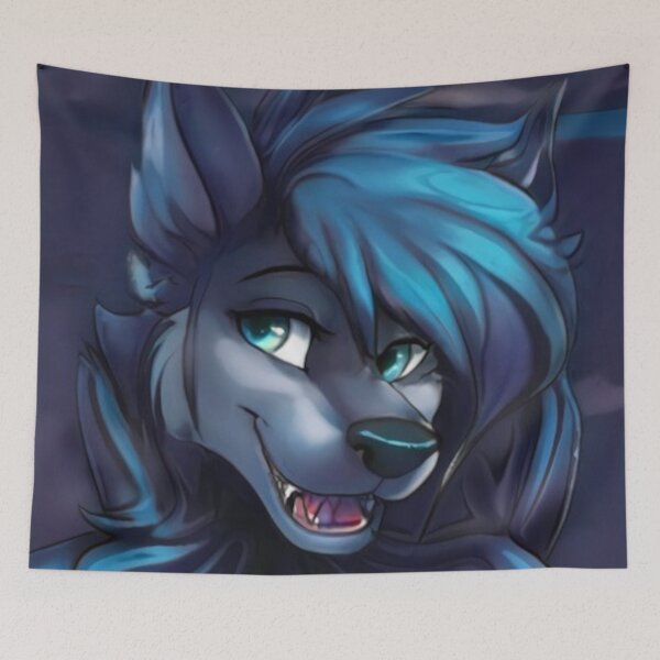 Artikelvorschau, Fursona Blau 2 entworfen und verkauft von DiscoGypsyFish.