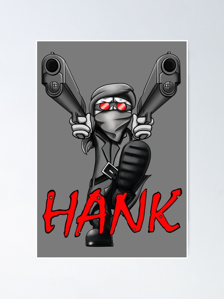 Hank of Madness combat with two guns. - Hank Madness Combat - Posters and  Art Prints